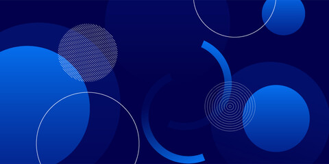 Abstract blue geometric background. Dynamic shapes composition. Eps10