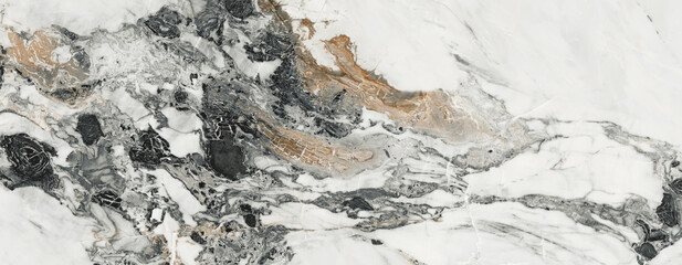 Fototapeta premium Wonderful white marble stone texture.