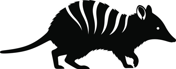 Numbat Silhouette Wildlife Animal Vector Artwork