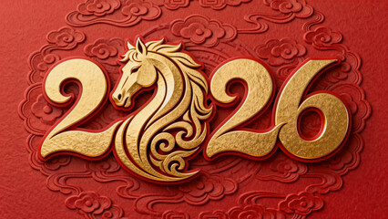 2026 Year of the Horse Font Images
