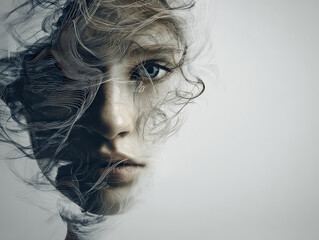Exploring themes of limerence through digital art, depicting emotional fixation and romantic obsession