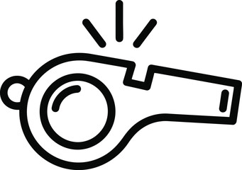 Whistle Alert Signal Icon