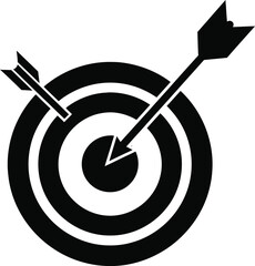 Archery Target with Arrows Icon
