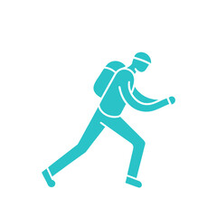 running man silhouette