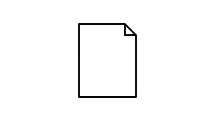 A sheet of white paper displaying a bold red rectangle on its surface. - Powered by Adobe