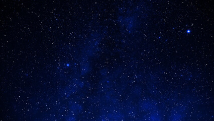 Milky way stars and constellations with a galaxy background.