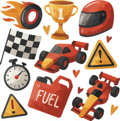 Motosport Illustration