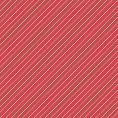 Cream diagonal stripe seamless pattern over a brick red background, perfect for branding, packaging, stationery, textiles, and contemporary geometric design uses.