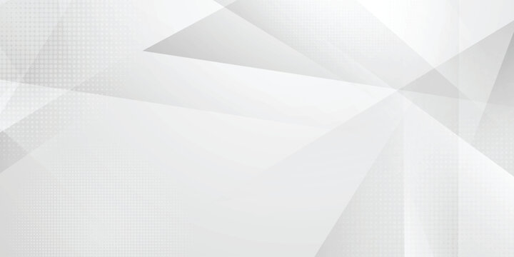 White abstract on gray background