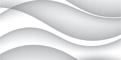 Abstract geometric background with wavy vertical lines. Intersecting flowing gradient transitions.