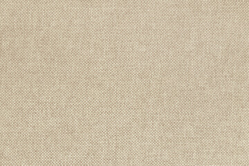 Brown fabric cloth texture for background, natural textile pattern.