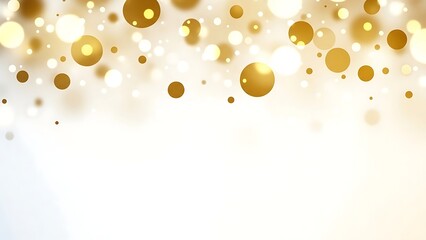 Digital illustration of abstract, yellow and orange glowing orbs, used to convey a magical or festive atmosphere