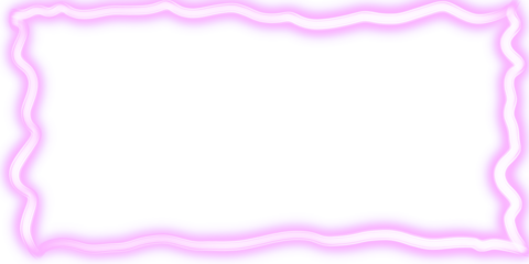 pink and white frame neon 