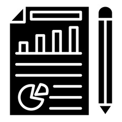 Summary Report Vector Icon