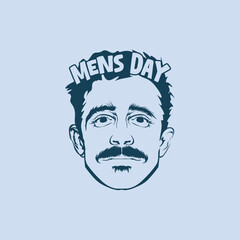 Mens Day for logo vectror image