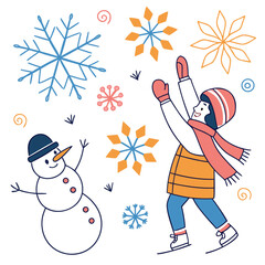 vector abstract doodles art element free download