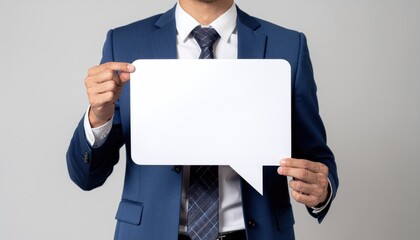 speech bubble showing businesswwoman communication teamwork colleague