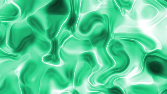 Plastic background animation dominated by green and white colors suitable for graphic illustrations