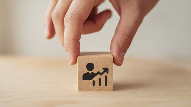 Talent management - company success concept. Talent management systems for sustainable business success. Growth mindset and personal development. Maximize the value of employees. Productive employees.