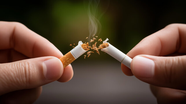 Breaking Cigarette