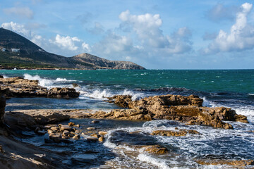 Beautiful seascape view from Bizerte, Tunisia