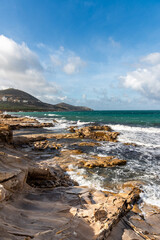 Beautiful seascape view from Bizerte, Tunisia