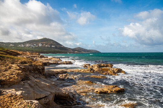 Beautiful seascape view from Bizerte, Tunisia