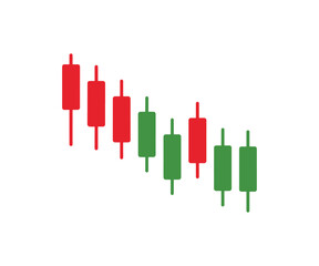 Bearish candlestick chart pattern, Financial market trading and stock exchange analysis