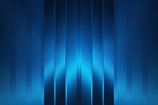 Modern abstract blue background with glowing vertical gradient stripes, perfect for technology and business