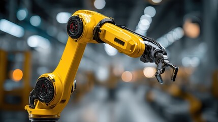 Yellow robot standing on table yellow robot stands on flat surface yellow robot - yellow robot stands on flat surface