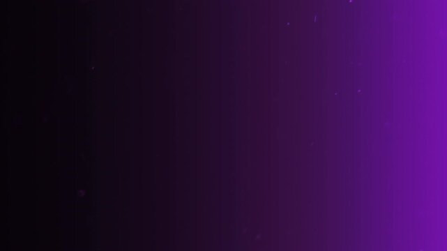 contemporary scene featuring violet tones and delicate floating dust particles