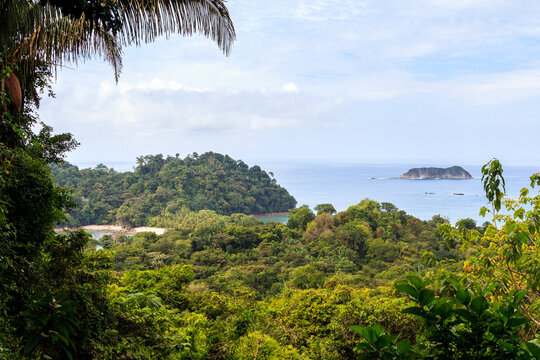 View of Manuel antonio national park in Costarica
