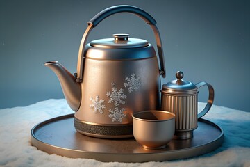 teapot and cup