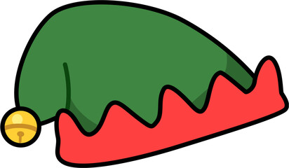 green christmas elf hat