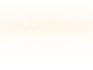 PNG Overlay of Festive Gold String Lights on Transparent Background
