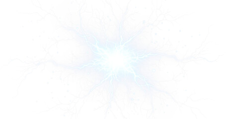 Voltage‑driven lightning PNG overlay delivering atmospheric motion, electric discharge, and dramatic shock effects optimized for transparent graphic work.
