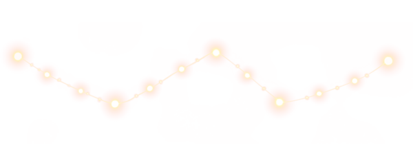 PNG Overlay of Festive Red Christmas Garland on transparent background