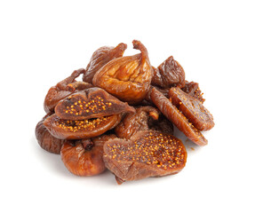 Dry Fig, Dried Ficus Carica Fruit, Sweet Healthy Diet, Tropical Dessert, Wrinkled Dehydrated Snack