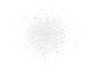 White Sparkle PNG Overlay with Transparent Background