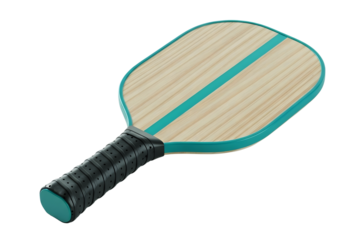 Pickleball paddle isolated on transparent background