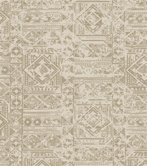patchwork floral pattern with paisley and indian flower motifs. damask style pattern for textile and decoration,ikat pattern