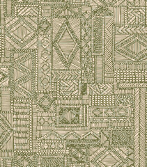 patchwork floral pattern with paisley and indian flower motifs. damask style pattern for textile and decoration,ikat pattern