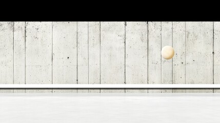 A white wall with a black border and a white line on the bottom.