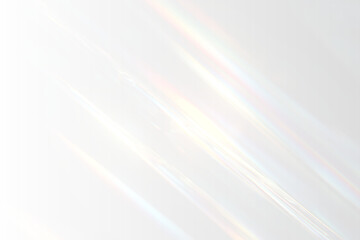 Futuristic prismatic crystal light with a color spectrum effect