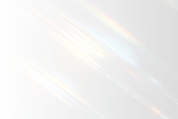 Spectral prismatic light beams with radiant glow