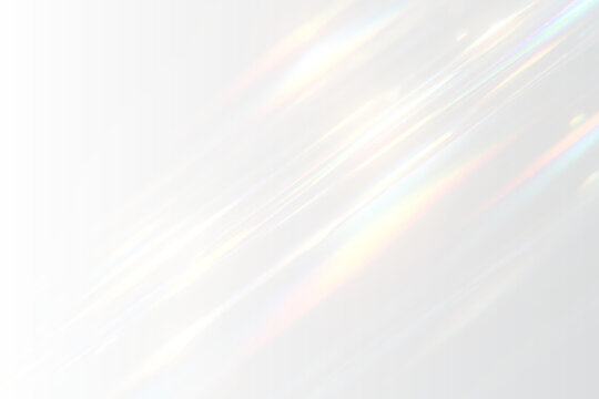 Spectral prismatic light beams with radiant glow