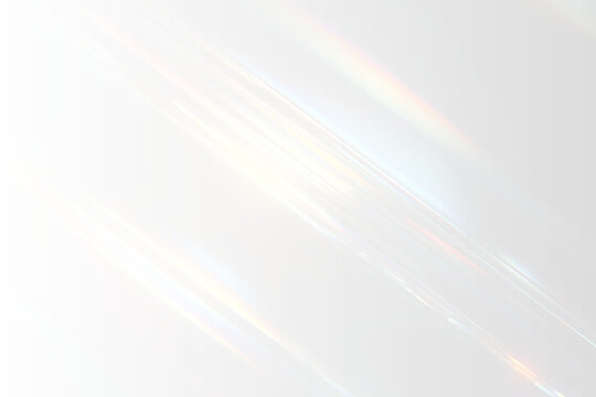 Spectral prismatic light beams with radiant glow