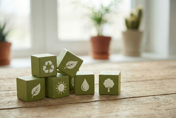 Wooden  letters alphabet, business, concept, toy for AI