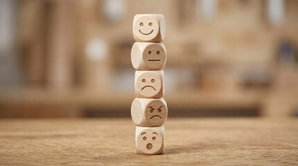 Wooden  letters alphabet, business, concept, toy for AI