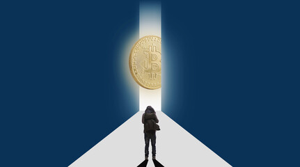 Crypto currency, digital currency, Bitcoin investment concepts